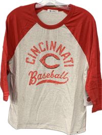 Cincinnati Reds '47 Brand Women's Raglan Tee
